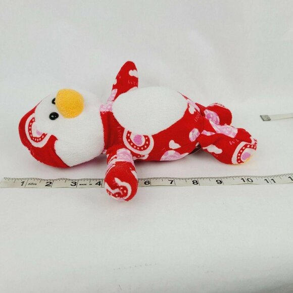 Kellytoy Valentines Day Penguin 10 in Plush Red Pink Candy Hearts Stuffed Animal - Picture 4 of 4